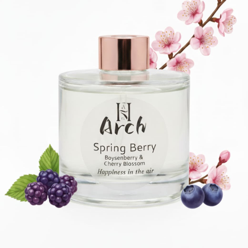 Reed Diffuser 200mls - Spring Berry (Cherry Blossom & Boysenberry)